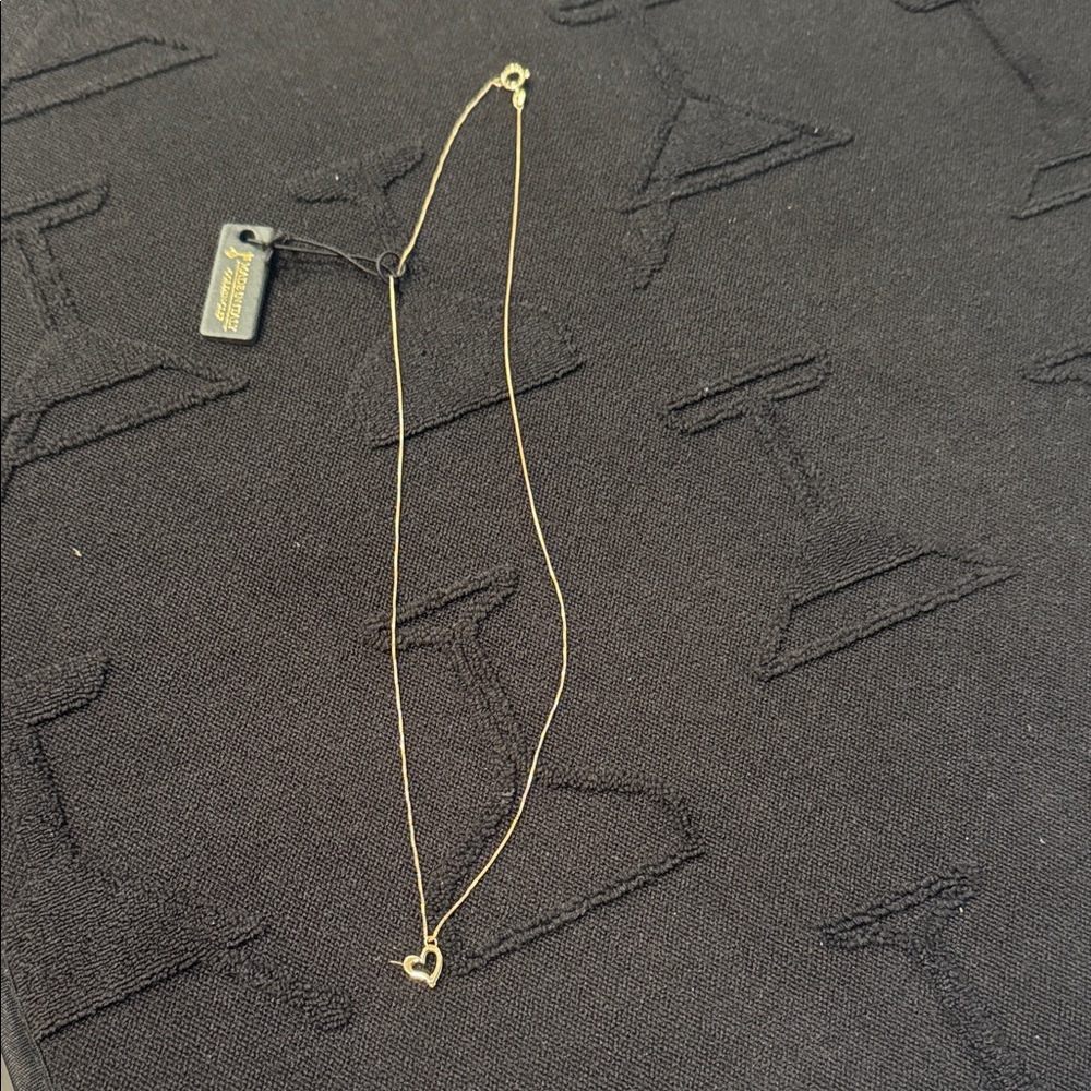 14k Gold 3D Heart Necklace